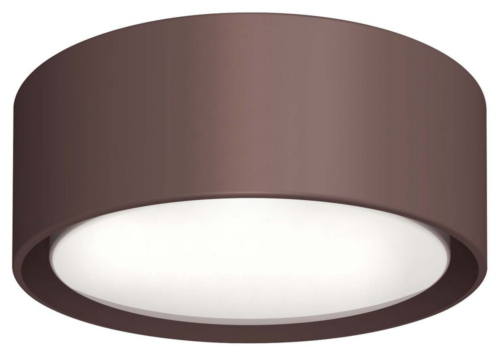 Minka Aire Fans-K9787L-ORB-Accessory - 5 Inch 15W 1 LED Outdoor Light Kit Oil Rubbed Bronze  Flat White Finish