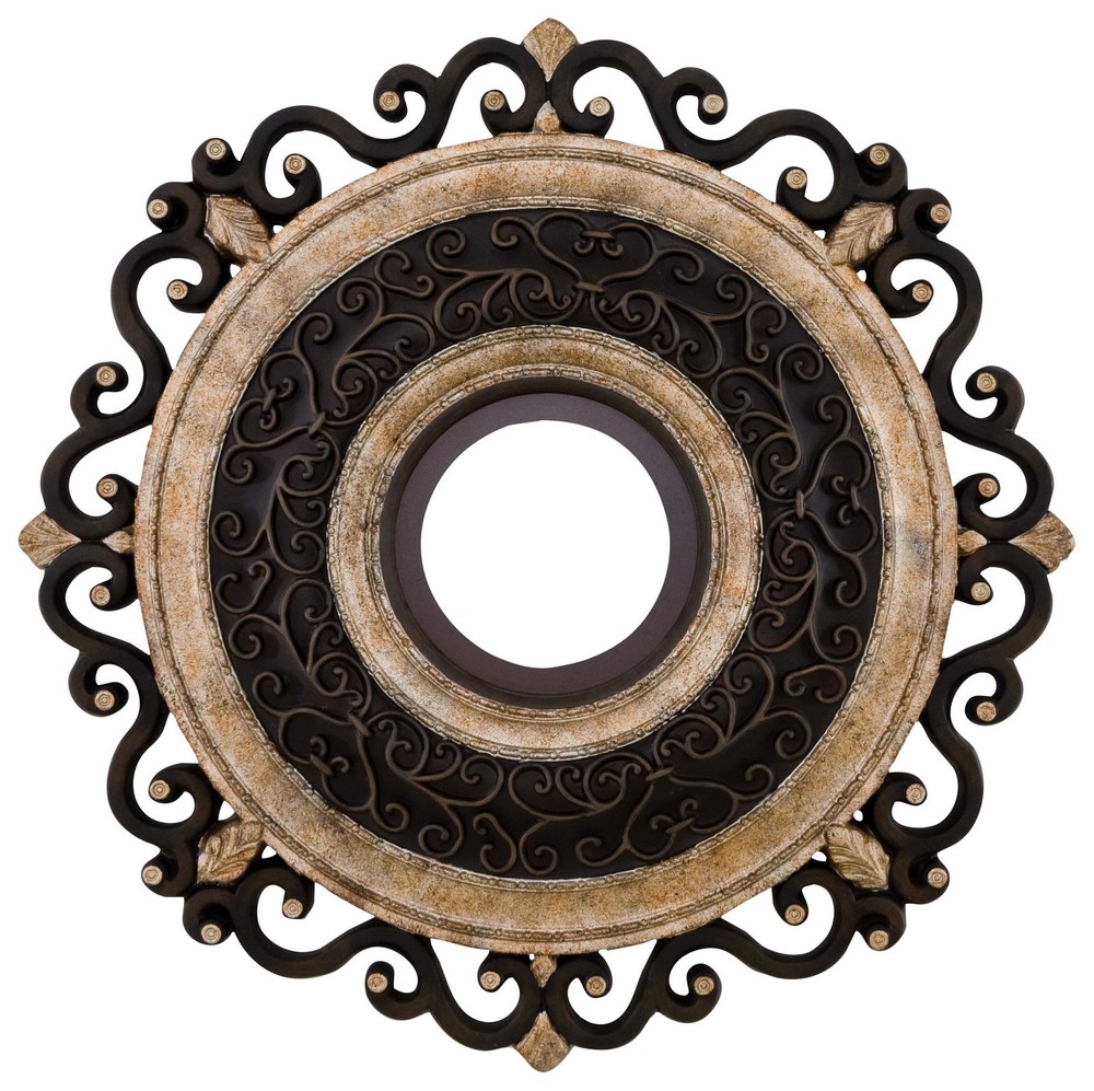 Minka Aire Fans-CM7022-STW-Napoli - Ceiling Fan Medallion - 4.2 inches tall by 22 inches wide Napoli - Ceiling Fan Medallion - 4.2 inches tall by 22 inches wide