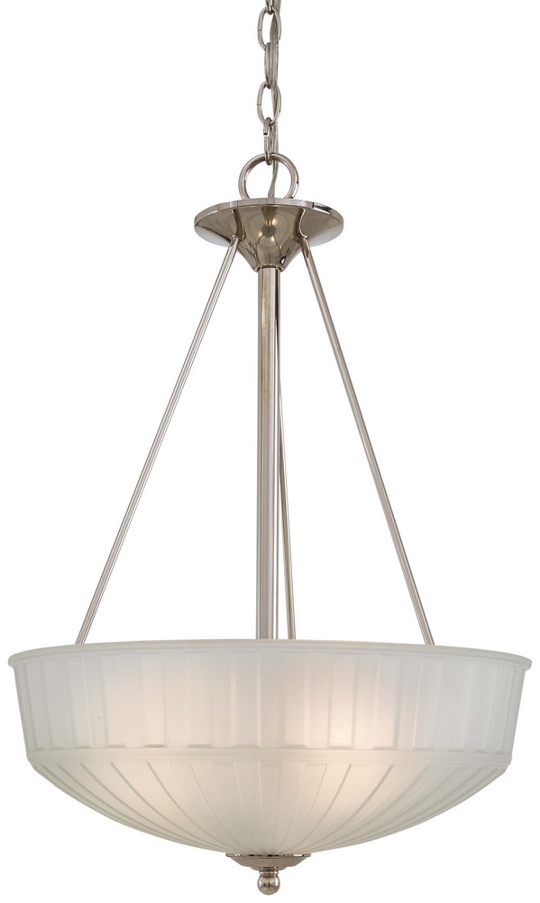 Minka Lavery-1737-1-613-1730 Series - 3 Light Pendant in Transitional Style - 24.25 inches tall by 16.75 inches wide   1730 Series - 3 Light Pendant in Transitional Style - 24.25 inches tall by 16.75 