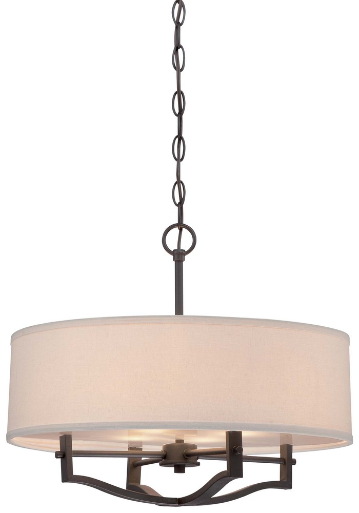 2255491 Minka Lavery-844-284-Drum Pendant 3 Light Off-Whit sku 2255491