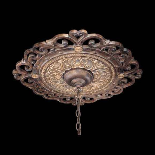 Minka Metropolitan Lighting-N5231-355-Zaragoza - 24 Inch Ceiling Medallion   Golden Bronze Finish