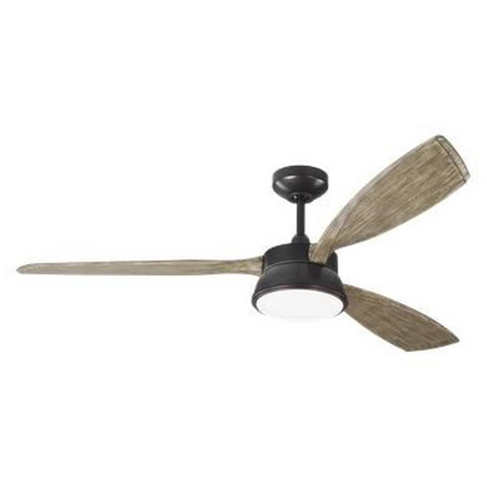Monte Carlo Fans 3dstr57 Destin 3 Blade 57 Inch Ceiling Fan With Handheld Control And Includes Light Kit