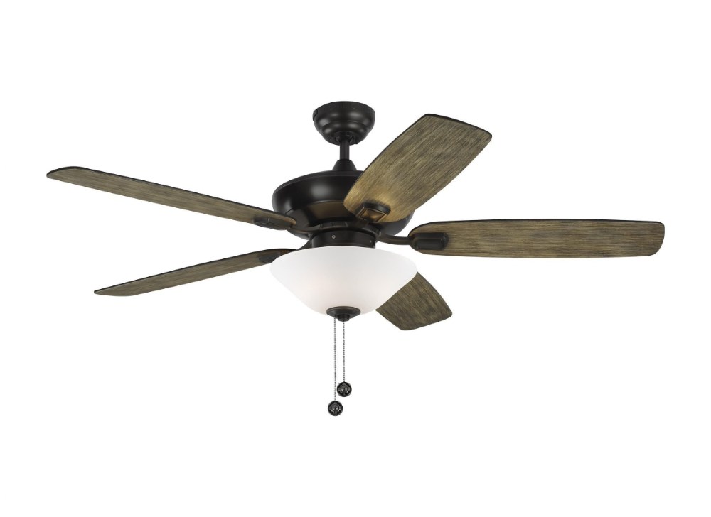 Monte Carlo Fans-5COM52AGPD-V1-Colony Max - 5 Blade Ceiling Fan with Pull Chain Control and Includes Light Kit in  Style - 52 Inches Wide by 17.7 Inches High Aged Pewter  Aged Pewter Finish with Light