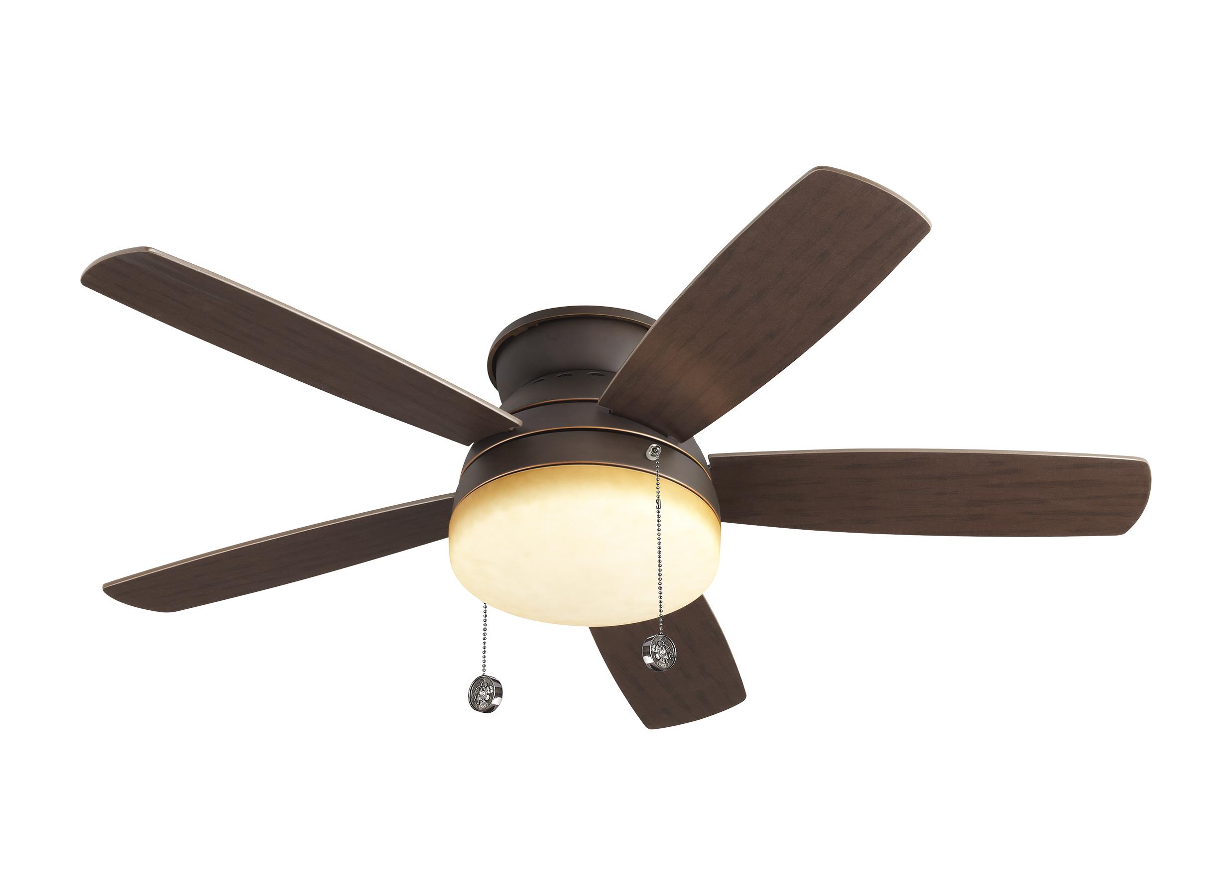 Monte Carlo Fans-5TV52RBD-V1-Traverse - 5 Blade Ceiling Fan with Pull Chain Control and Includes Light Kit - 52 Inches Wide by 12 Inches High Roman Bronze  Aged Pewter Finish with Light Grey Weathered