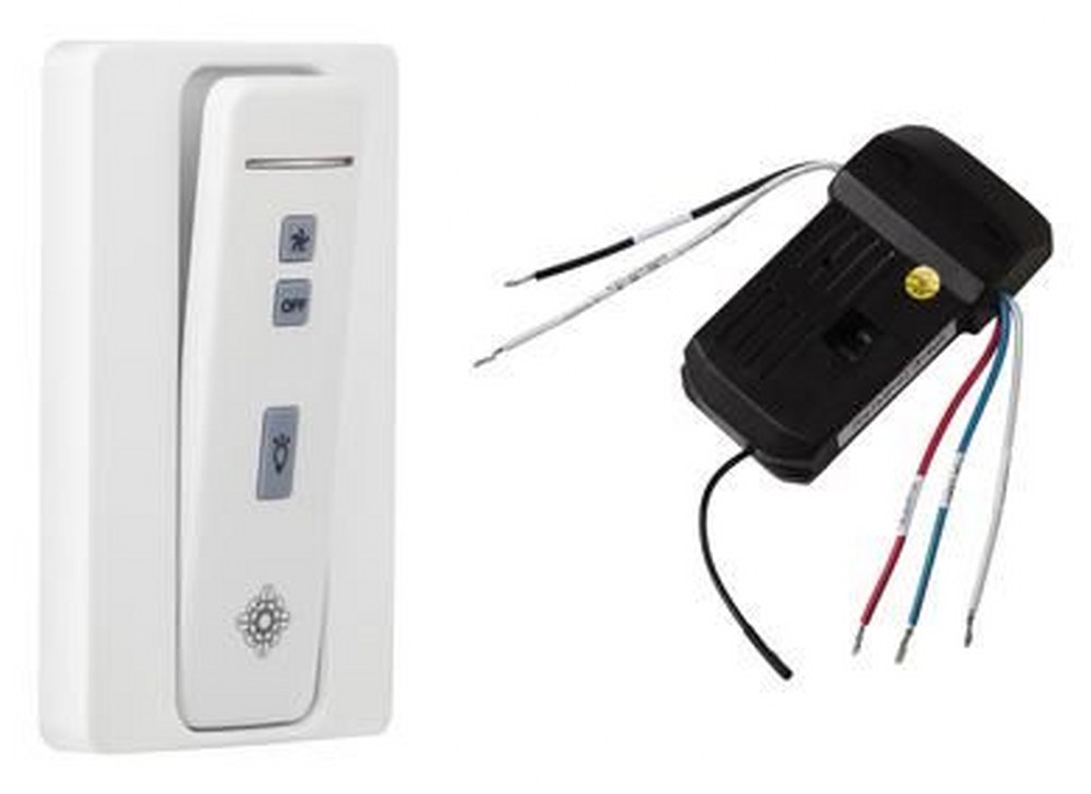 Monte Carlo Fans-MCRC1-Accessory - Hand Held Remote Control Transmitter/Receiver with Holster   White Finish