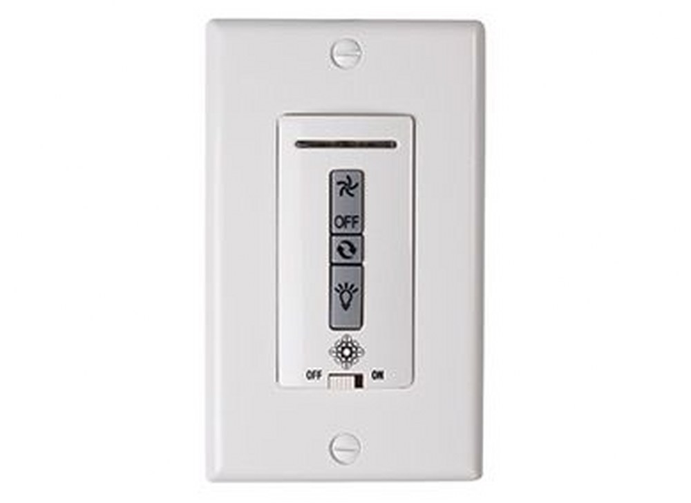 Monte Carlo Fans-MCRC3RW-Accessory - Hard Wired Remote Wall Control Only   White Finish