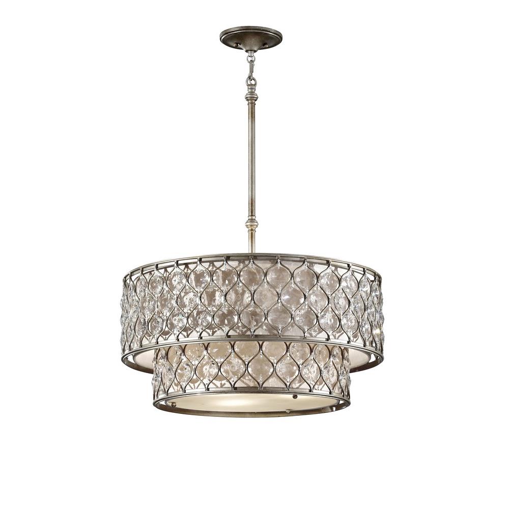 Feiss F2707 6bus Lucia Six Light Chandelier