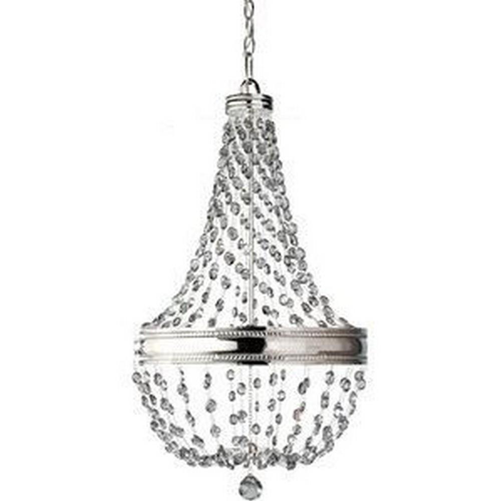 Feiss F2811 6pn Malia Chandelier 6 Light Steel Crystal