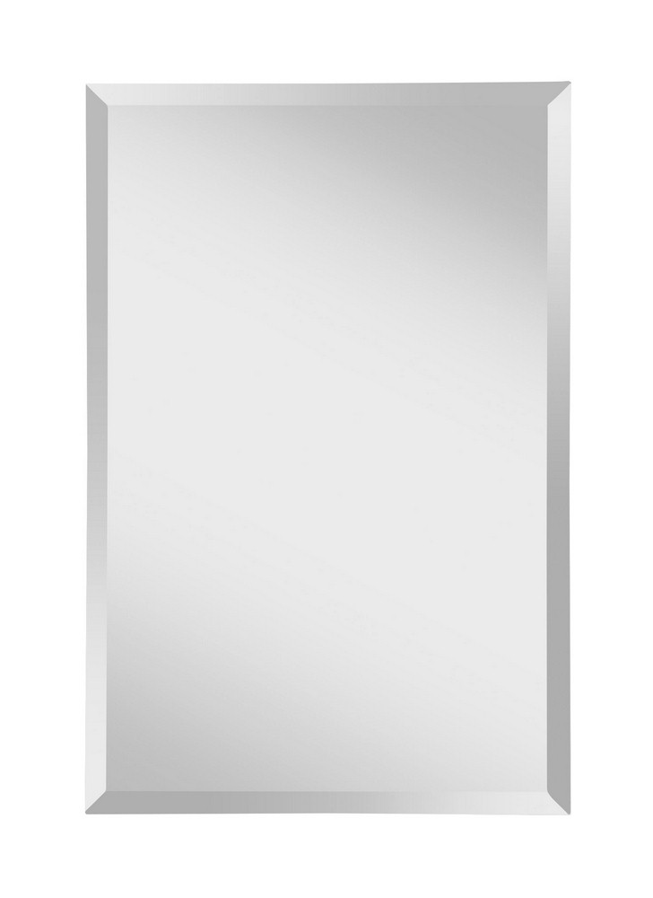 Feiss-MR1154-Infinity - 24 Inch Rectangular Mirror   Clear Finish