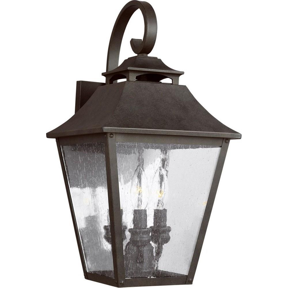 Feiss Ol14403sbl Galena 19 Inch Outdoor Wall Lantern Stainless Steel Approved For Wet Locations