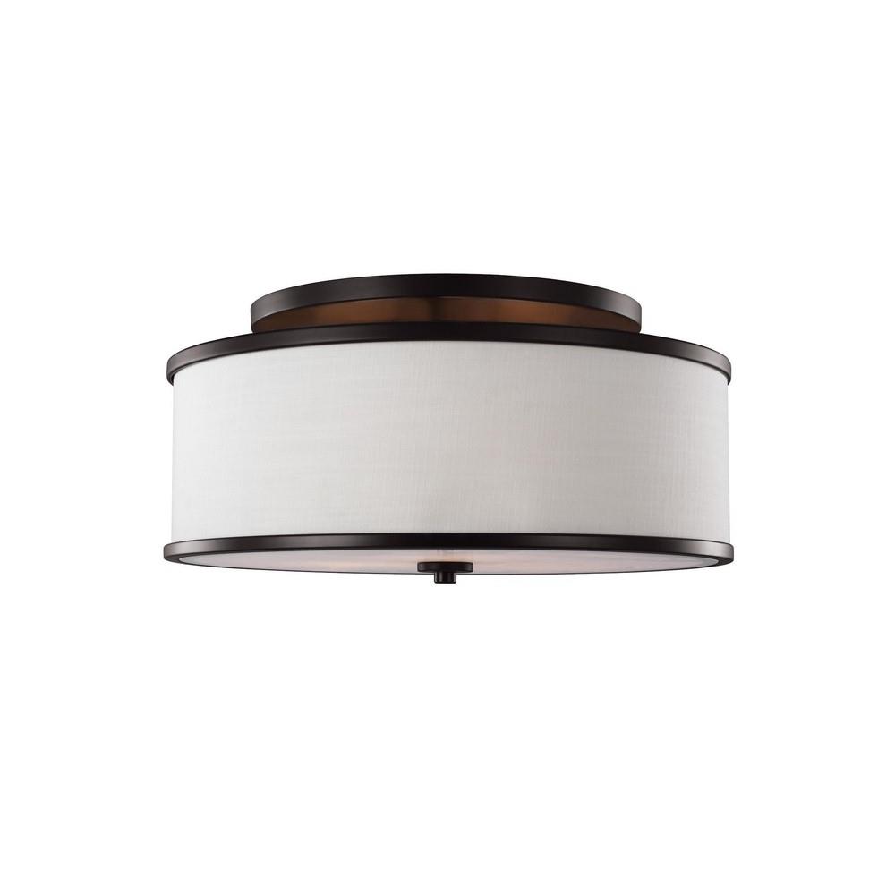 Feiss Sf339 Lennon Three Light Semi Flush Mount