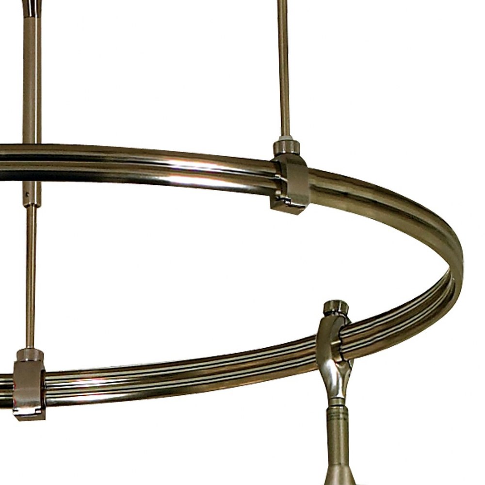 Nora Lighting-NRS90-C12-I-S-Accessory - 12 Inch Inside Bus Bars/Insulator Silver  Silver Finish