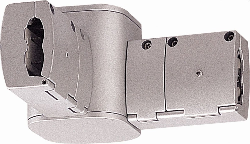 Nora Lighting-NRS90-N03S-Accessory - 6 Inch Live L-Connector for Non-Power Stem Silver  Silver Finish