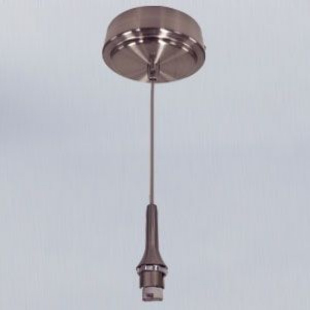 Nora Lighting-NRS99-P45BN/12V-One Light Pendant with Cord   Brushed Nickel Finish