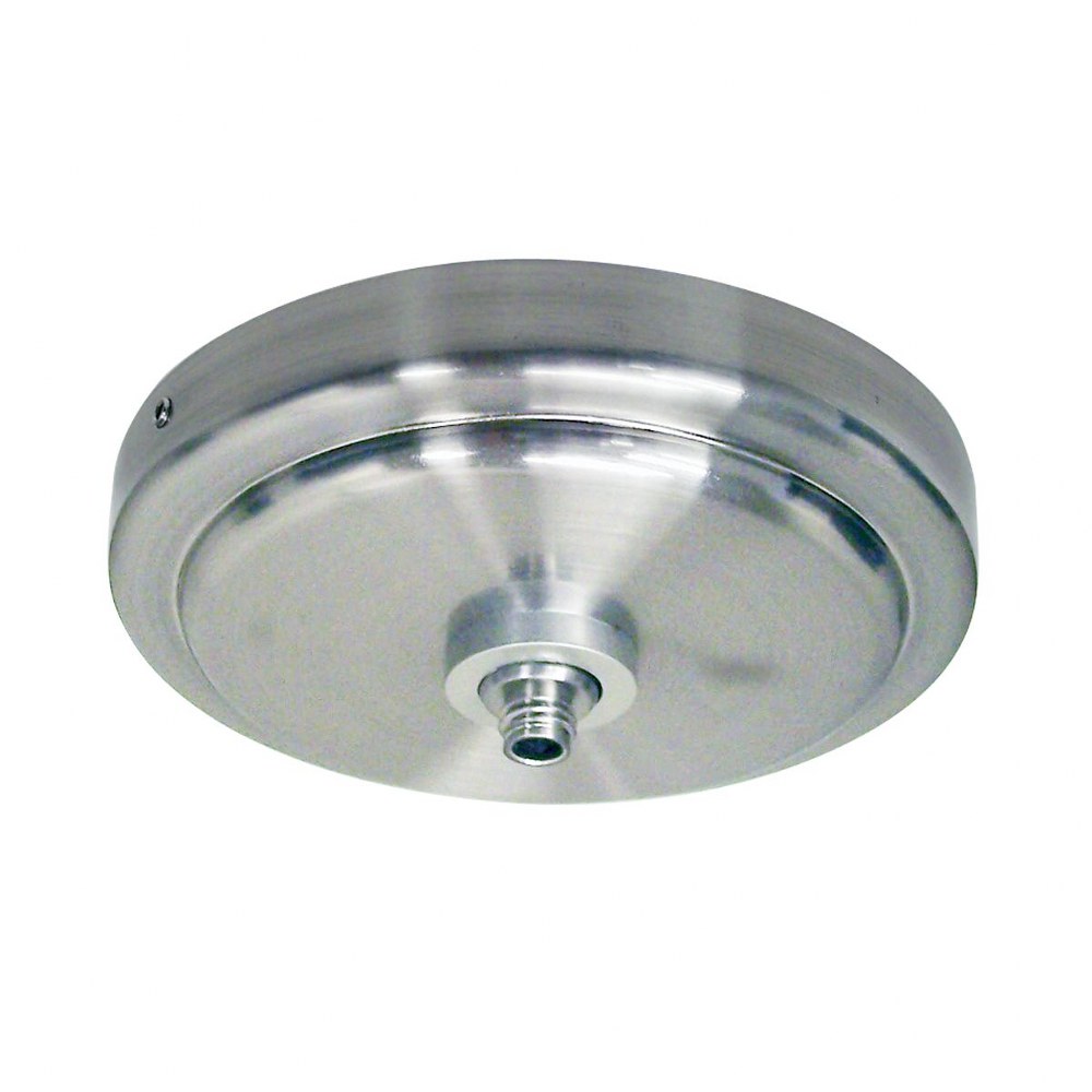 Nora Lighting-NRS99-P51BN-4.13 Inch Low Voltage Ceiling Canopy with QuickJack Adapter for Remote and Integral Transformer   Brushed Nickel Finish