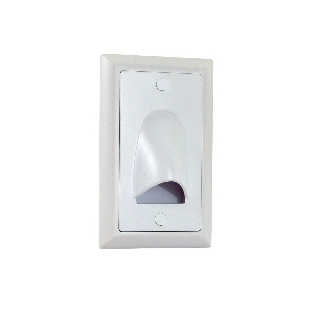 Nora Lighting-NSW-675/30W-Mia - 4.75 Inch 18W 12 LED Step Light with Vertical Shroud White  White Finish