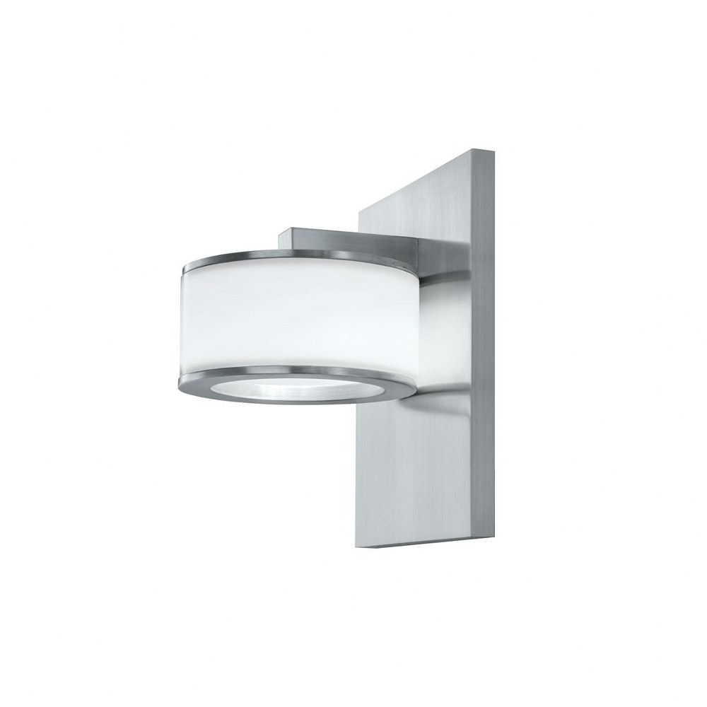 Norwell Lighting-1125-BA-AC-Timbale - 5.5 Inch 2W 1 LED Wall Sconce   Brushed Aluminum Finish with Acrylic Glass