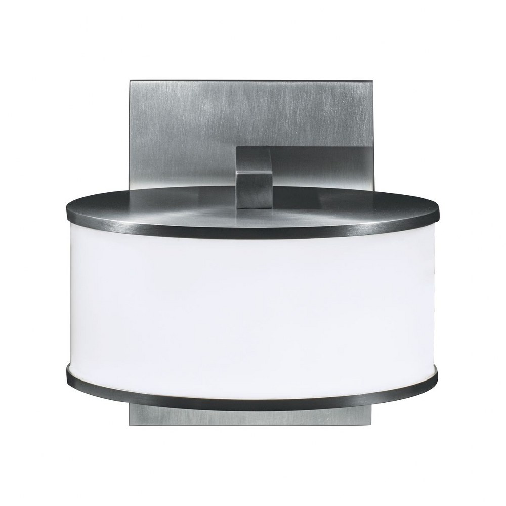 Norwell Lighting-1126-BA-AC-Timbale - 7 Inch 2W 1 LED Wall Sconce   Brushed Aluminum Finish with Acrylic Glass