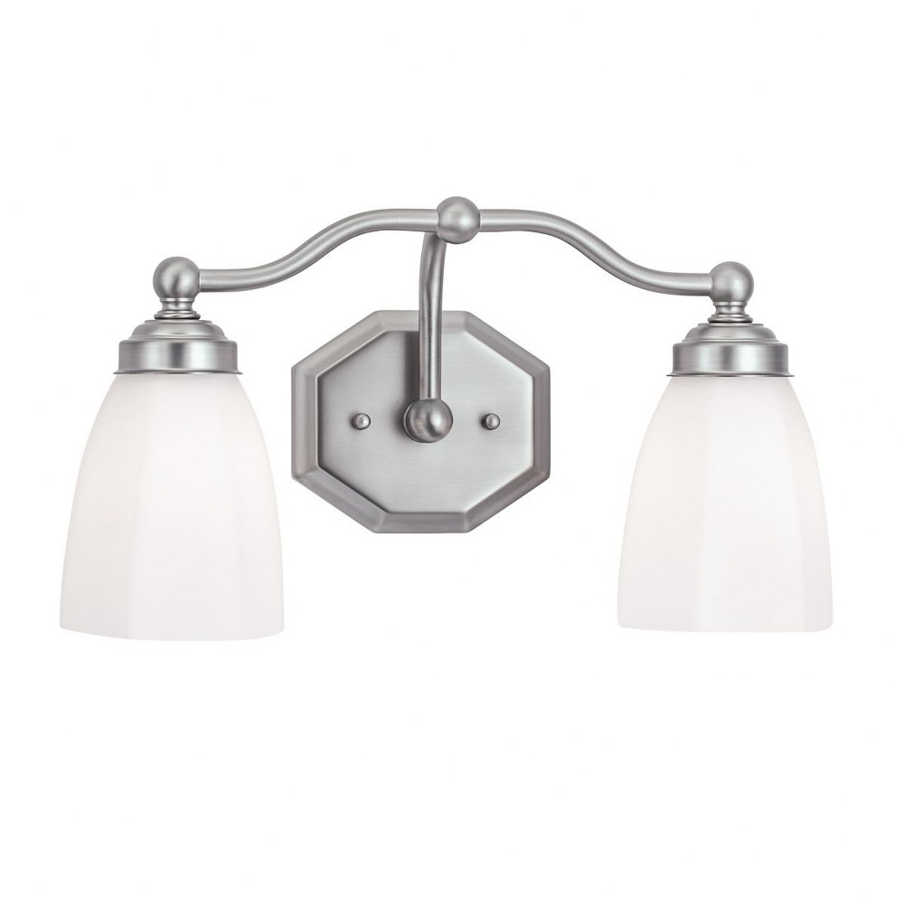 Norwell Lighting-8319-BN-HXO-Trevi - Two Light Wall Sconce   Trevi - Two Light Wall Sconce