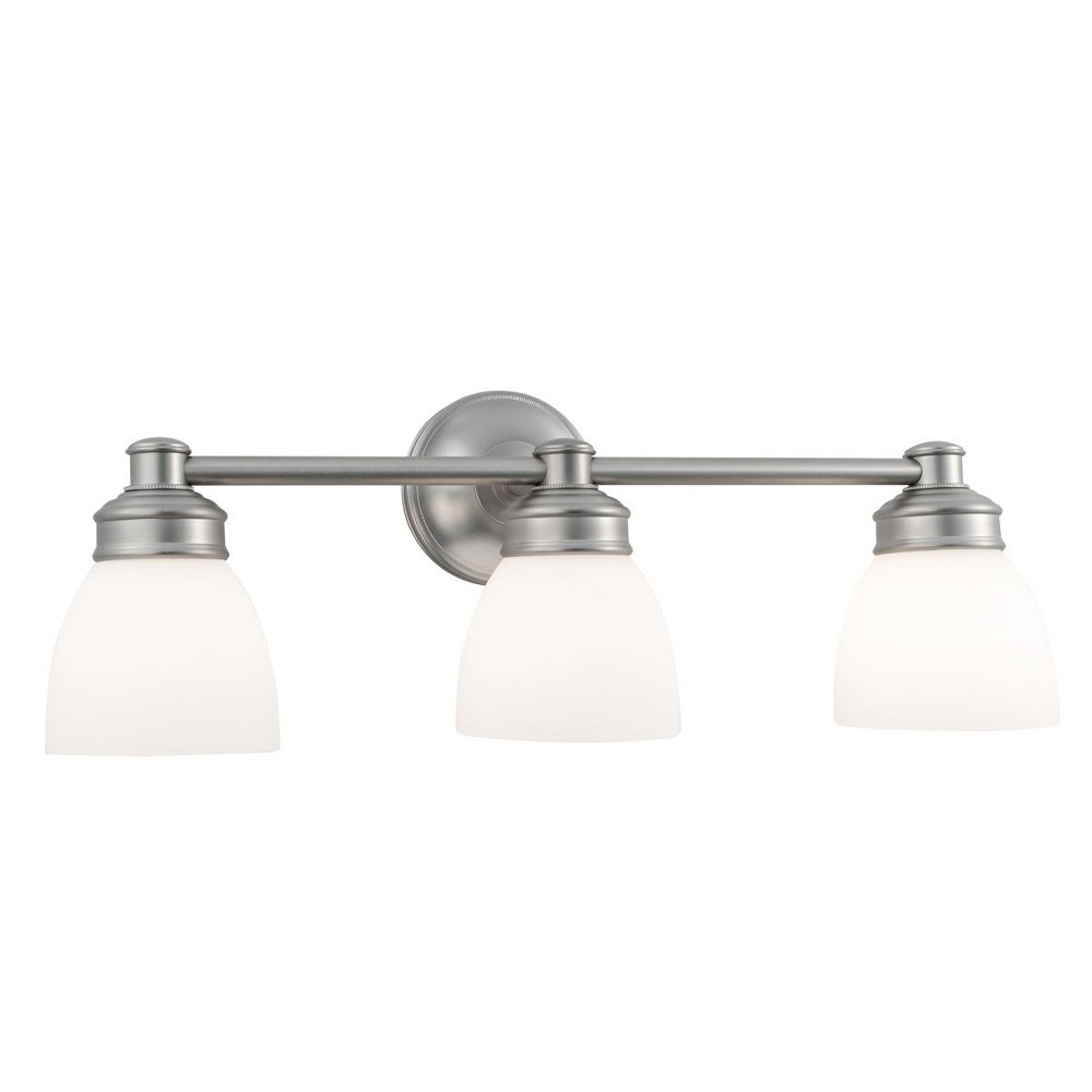 Norwell Lighting-8793-BN-OP-Spencer - Three Light Wall Sconce   Spencer - Three Light Wall Sconce