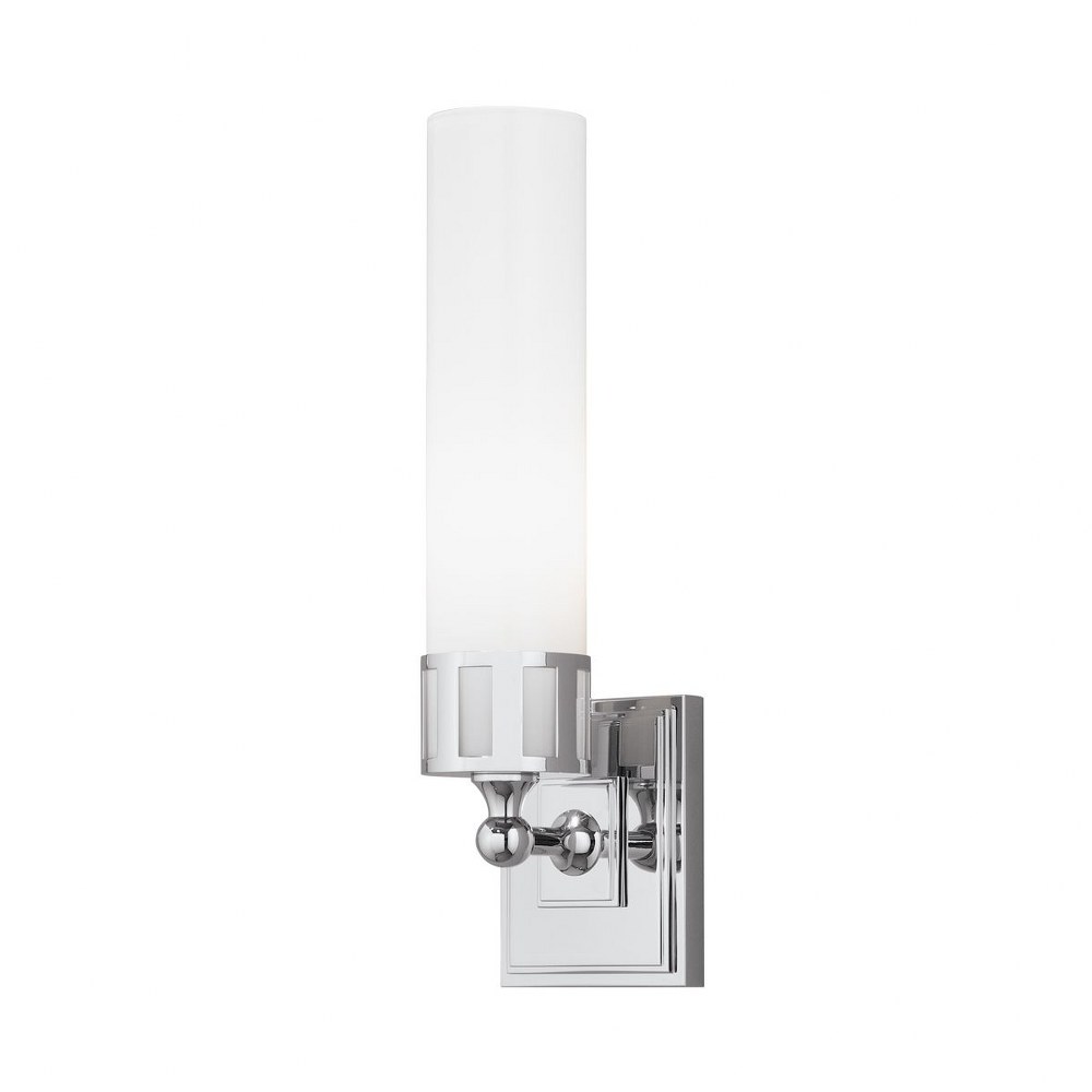 Norwell Lighting-9651-CH-SO-Astor - 14.7 Inch 24W 1 LED Wall Sconce T10 Bulb  Chrome Finish