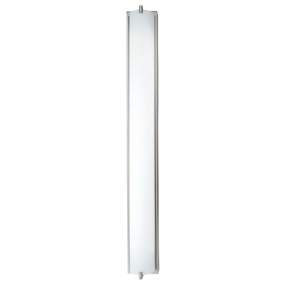 Norwell Lighting-9693-BN-MO-Alto - 36 Inch 32.4W 1 LED Wall Sconce   Brush Nickel Finish with Matte Opal Glass