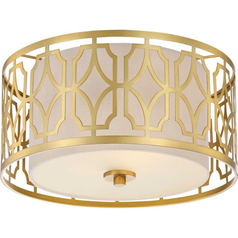 2671256 Nuvo Lighting-60/5931-Filigree-Two Light Flush Mou sku 2671256