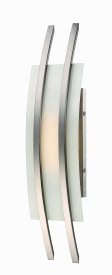 Nuvo Lighting-62/102-Trax-One Module-Wall Sconce-7 Inches Wide by 20 Inches High Brushed Nickel  Hazel Bronze Finish w/Frosted Glass