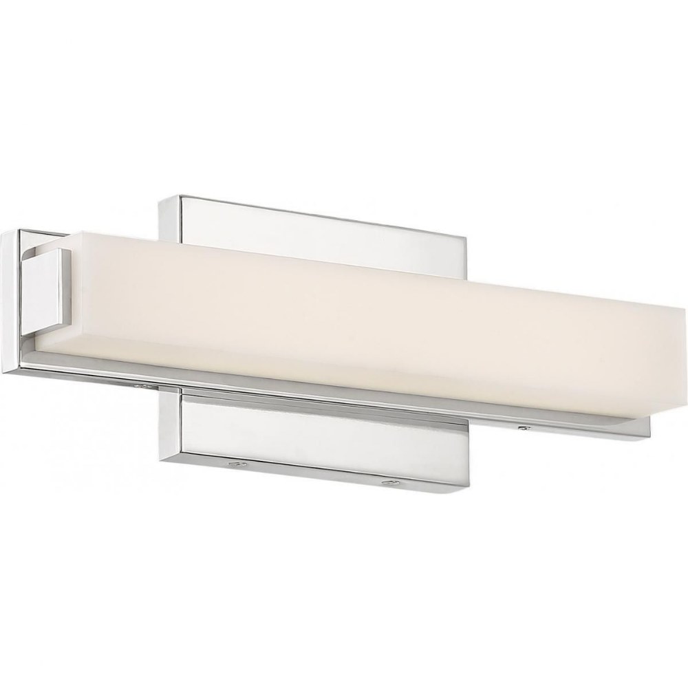 Nuvo Lighting-62/1101-Slick-13W 1 LED Bath Vanity-13 Inches Wide by 4.5 Inches High   Polished Nickel Finish