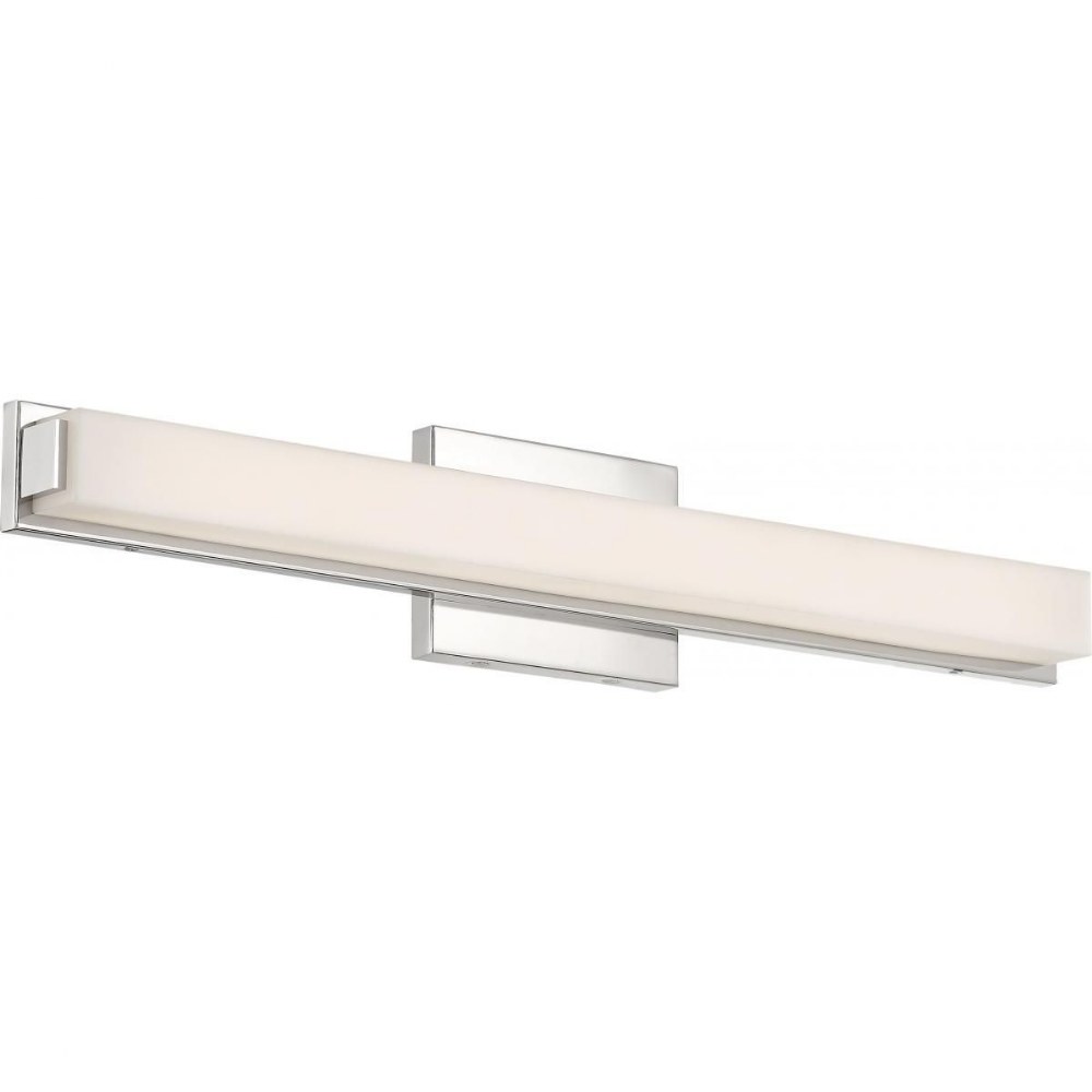 Nuvo Lighting-62/1102-Slick-26W 1 LED Bath Vanity-25 Inches Wide by 4.5 Inches High   Polished Nickel Finish