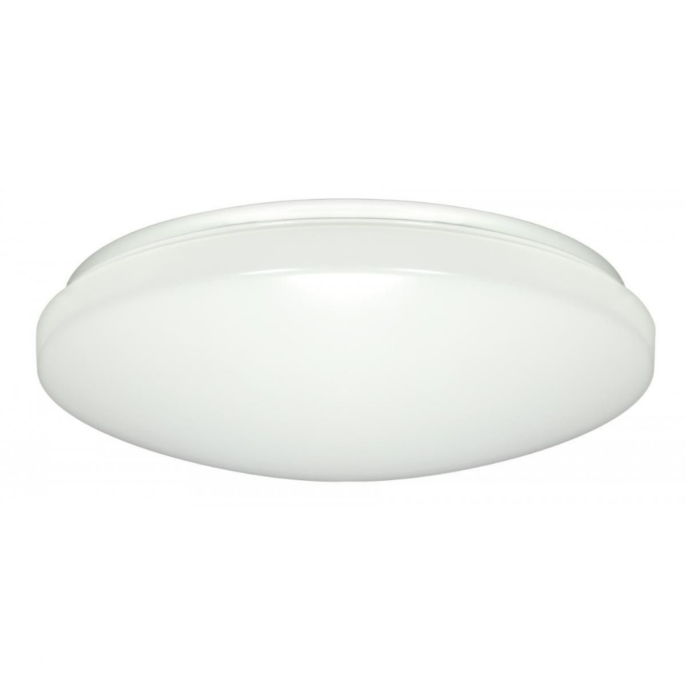 Nuvo Lighting-62/797-17.5W 1 LED Flush Mount 120-277V with Occupancy Sensor-14 Inches Wide by 3.5 Inches High   White Finish