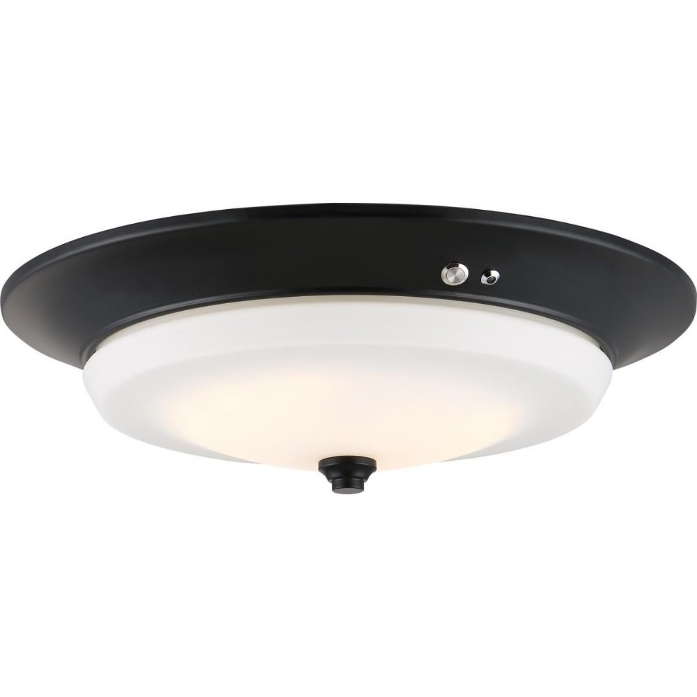 Nuvo Lighting-62/972-20W 1 LED Flush Mount with Battery Backup Ready-15 Inches Wide by 4 Inches High   Aged Bronze Finish