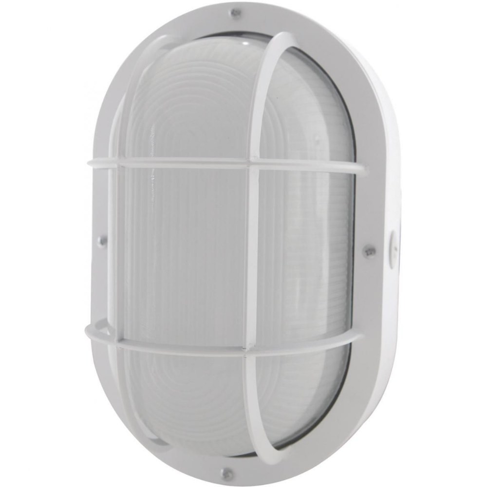 Nuvo Lighting-65/113-20W 1 LED Outdoor Bulk Head-7 Inches Wide by 5.5 Inches High White  Black Finish