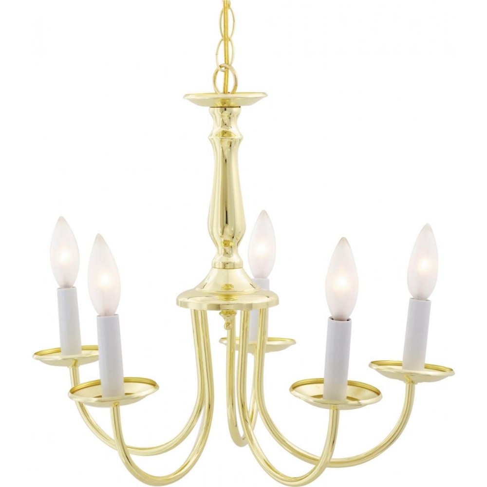 Nuvo Lighting-SF76/280-Five Light Chandelier-18 Inches Wide by 13 Inches High   Five Light Chandelier-18 Inches Wide by 13 Inches High