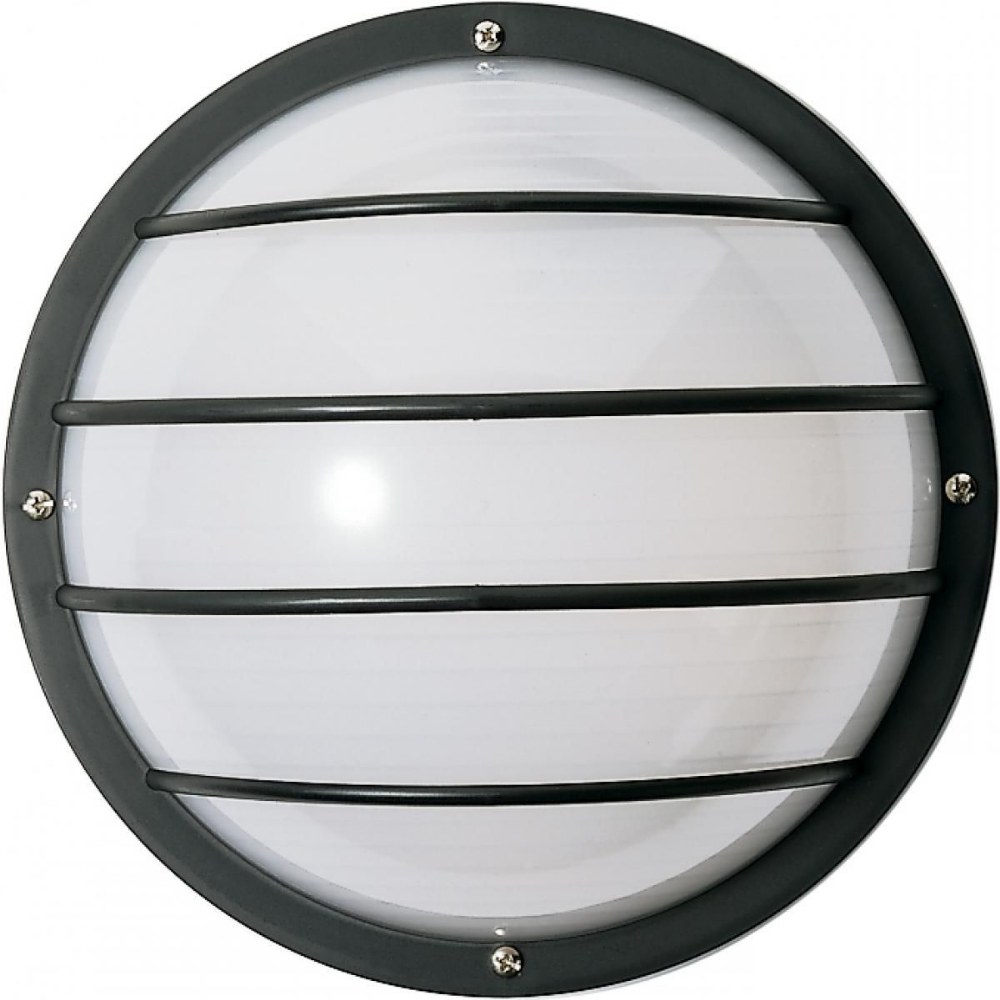 Nuvo Lighting-SF77/859-One Light Round Cage Outdoor Wall Mount-10 Inches High   Black Finish