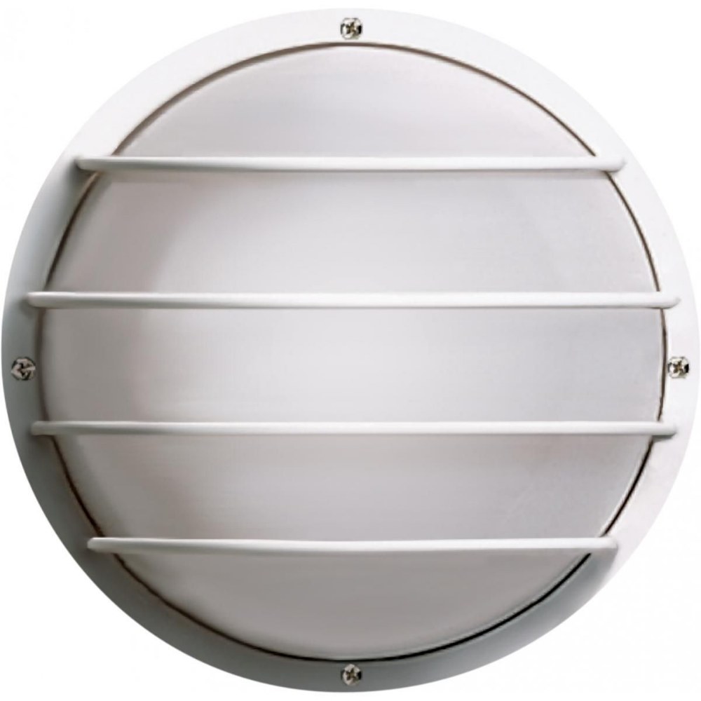 Nuvo Lighting-SF77/861-One Light Round Cage Outdoor Wall Mount-10 Inches High   White Finish