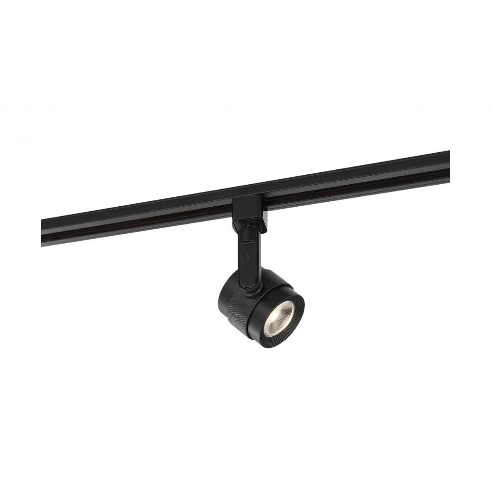 Nuvo Lighting-TH494-12W 1 LED Track Head-3 Inches Wide by 5.25 Inches High   Black Finish