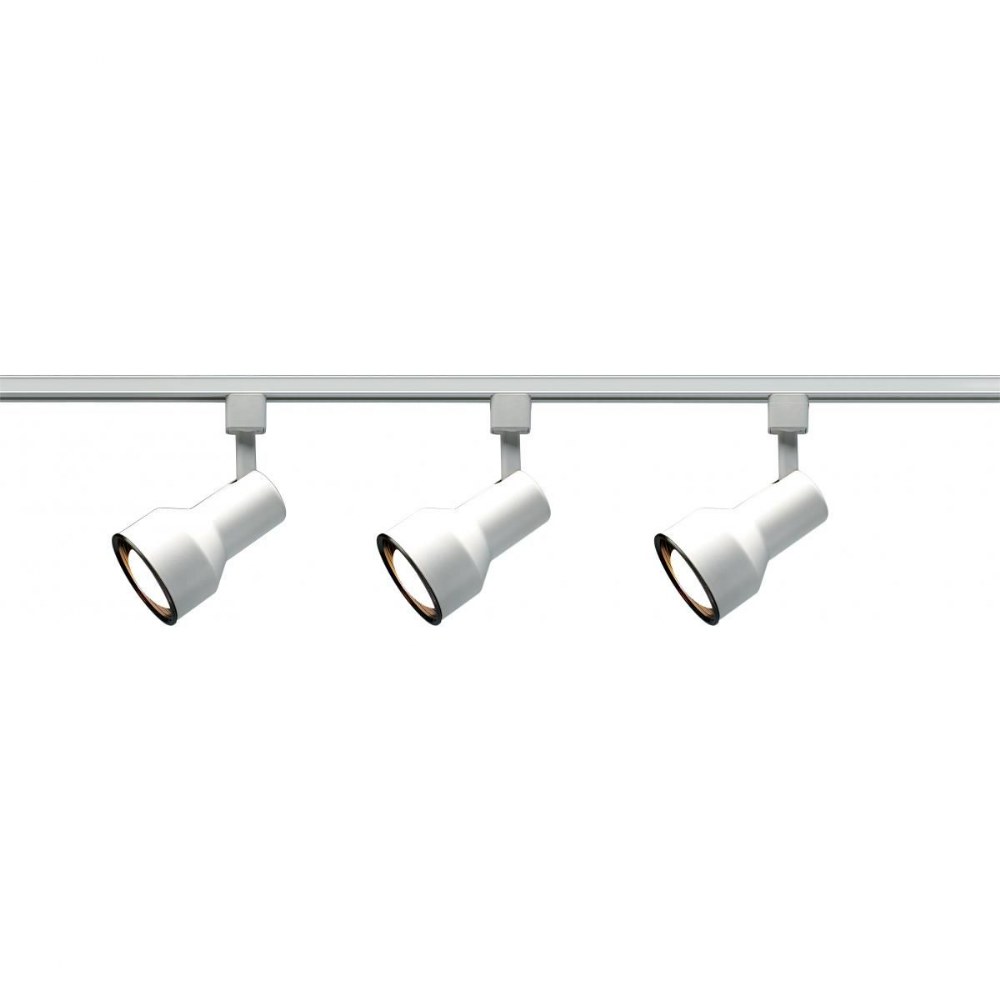 Nuvo Lighting-TK320-Three Light Step Cylinder Track Kit-1.5 Inches Wide by 9.75 Inches High   White Finish