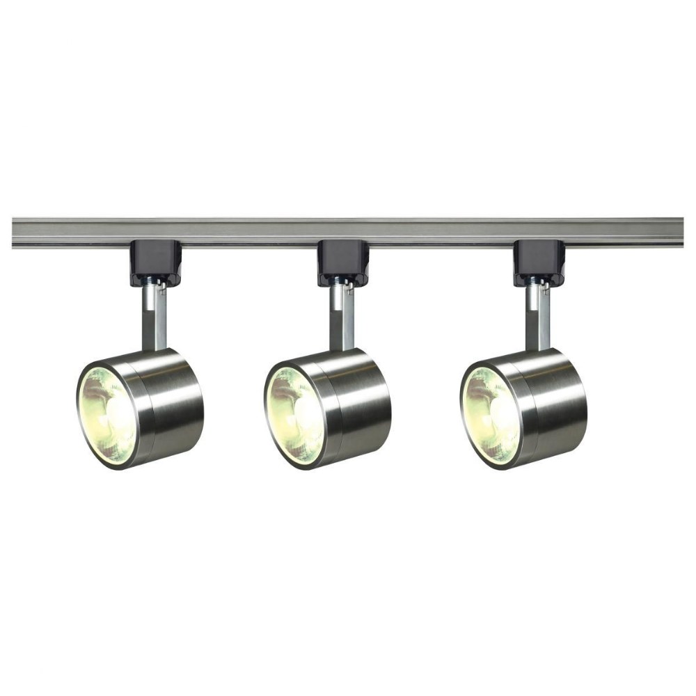 Nuvo Lighting-TK407-36W 3 LED Round Track Light-3 Inches Wide by 2.88 Inches High Brushed Nickel  Brushed Nickel Finish