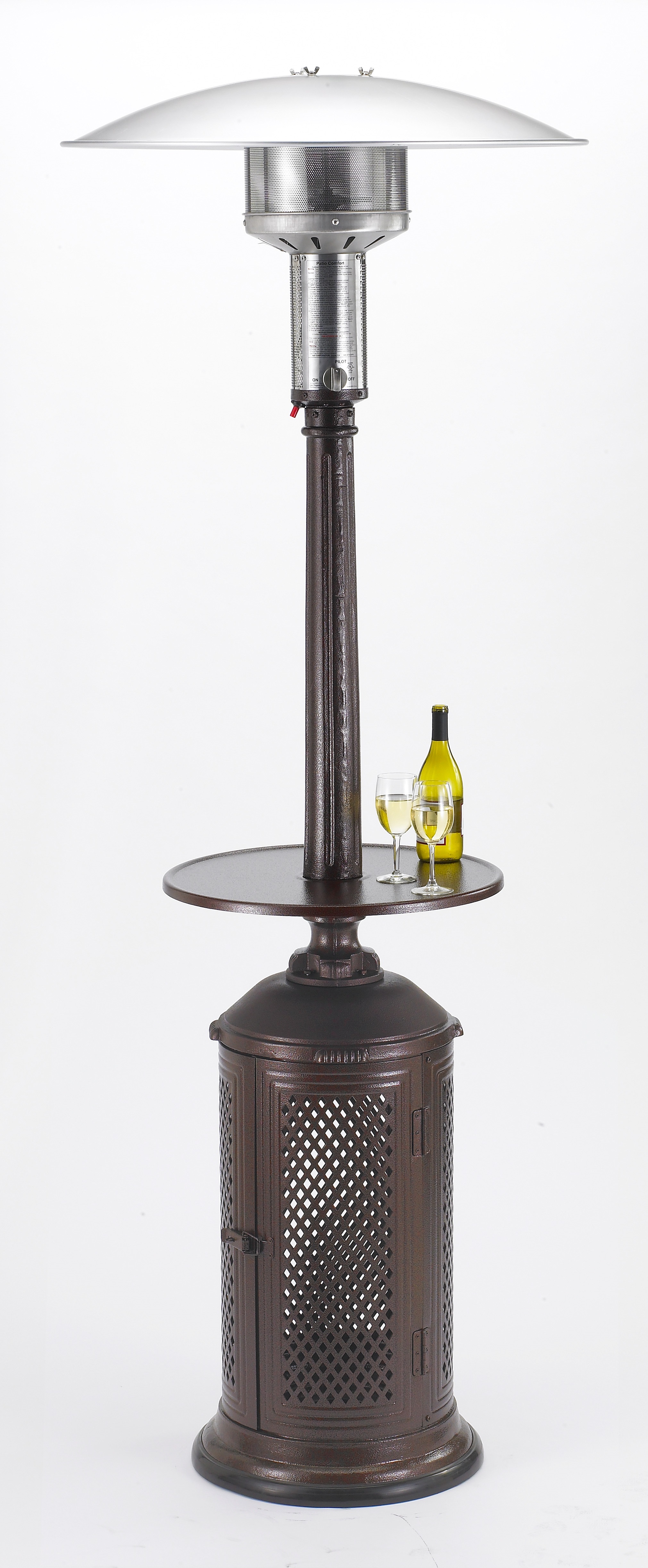 propane outdoor heaters on Patio Comfort Pc02cab Vintage Series 90 Inch Cast Aluminum Patio Heater Liquid Propane