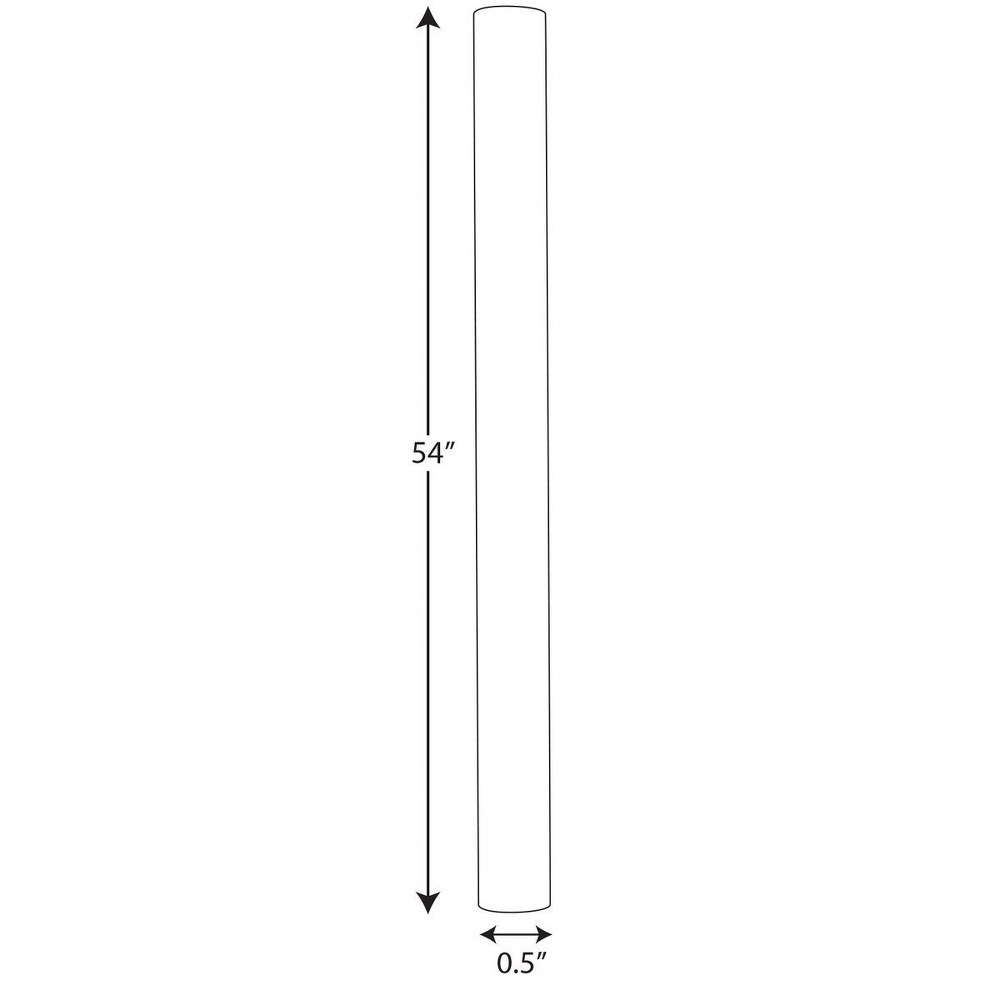 Used Progress Lighting P8601-77 Accessory 54 Inch Stem Extension Kit-Forged - Picture 2 of 4