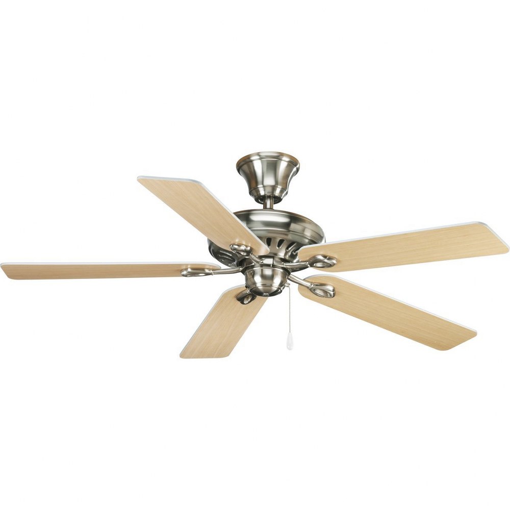 Progress Lighting P2521-09 AirPro - 5 Blade Ceiling Fan In Traditional
