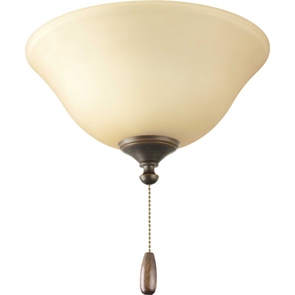 Progress Lighting-P2612-20TWB-AirPro Light Kit - Wide - 2 Light in Transitional style - 12 Inches wide by 7.69 Inches high   Antique Bronze Finish with Tea Stained Glass