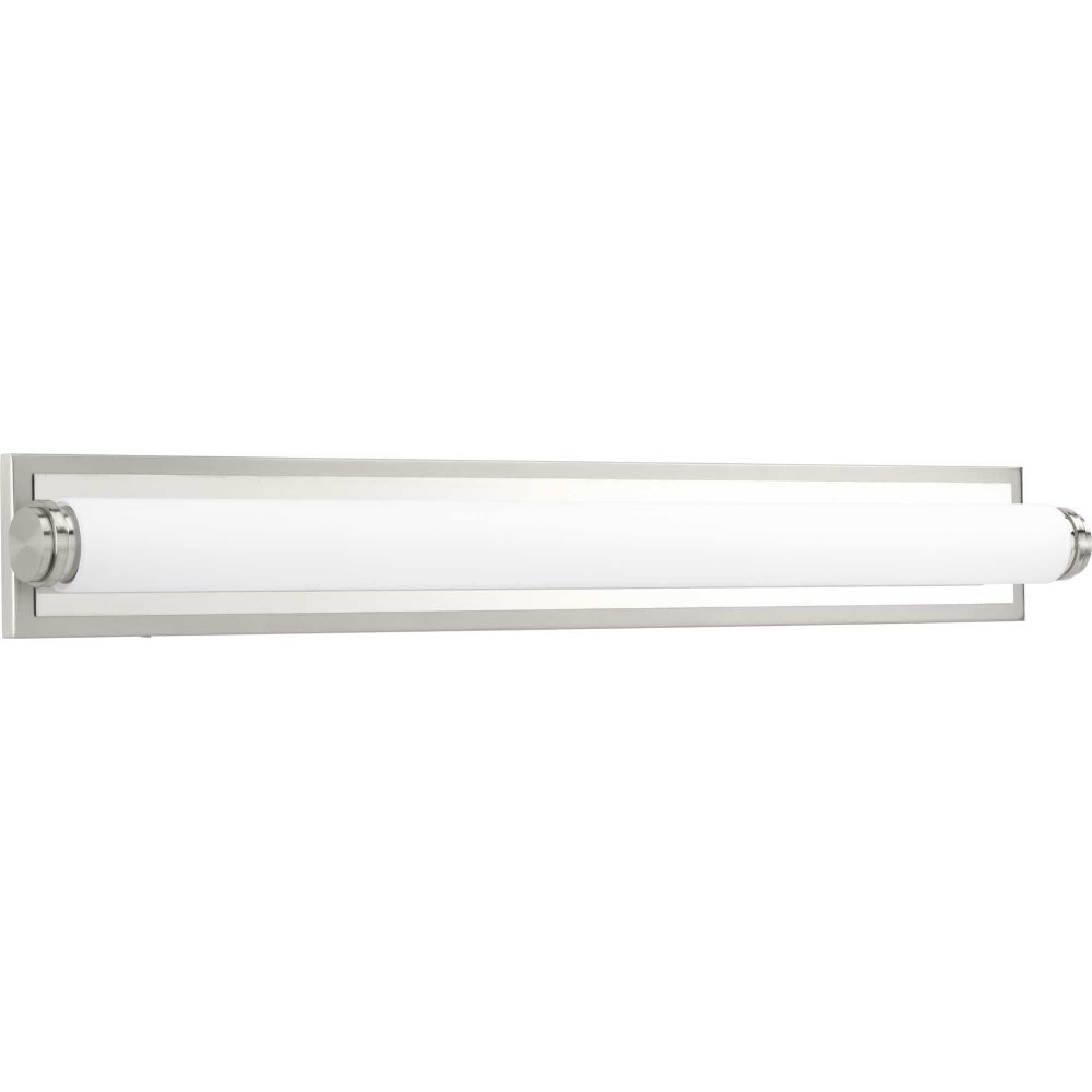 Progress Lighting-P300094-009-30-Concourse LED - 1 Light in Modern style - 36 Inches wide by 4.75 Inches high   Brushed Nickel Finish with Etched White Glass