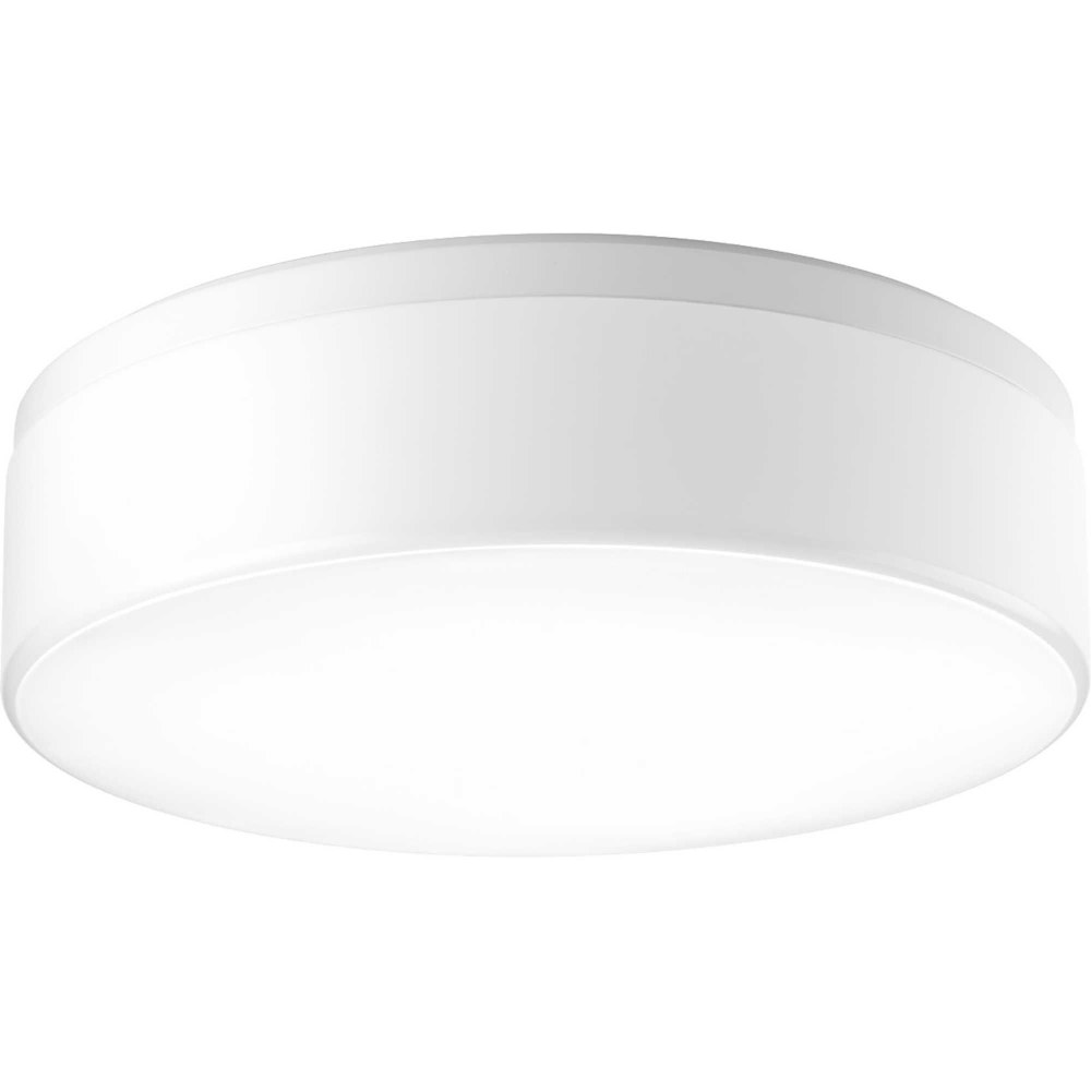 Progress Lighting-P350078-030-30-Maier LED - Close-to-Ceiling Light - 1 Light - 18 Inches wide by 5.25 Inches high White  White Finish with White Acrylic Glass