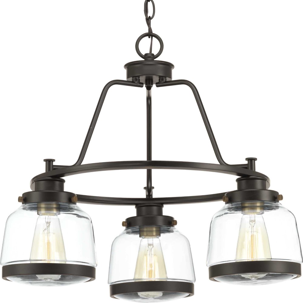 Progress Lighting-P400057-020-Judson - 18.25 Inch Height - Chandeliers Light - 3 Light - Line Voltage   Judson - 18.25 Inch Height - Chandeliers Light - 3 Light - Line Voltage