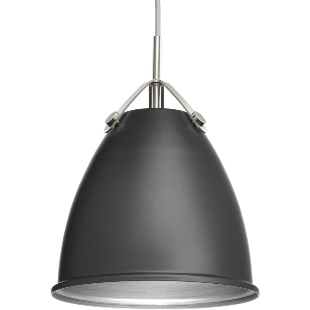 Progress Lighting-P500051-143-Tre - Pendants Light - 1 Light in Coastal style - 10 Inches wide by 13.25 Inches high Graphite  Graphite Finish