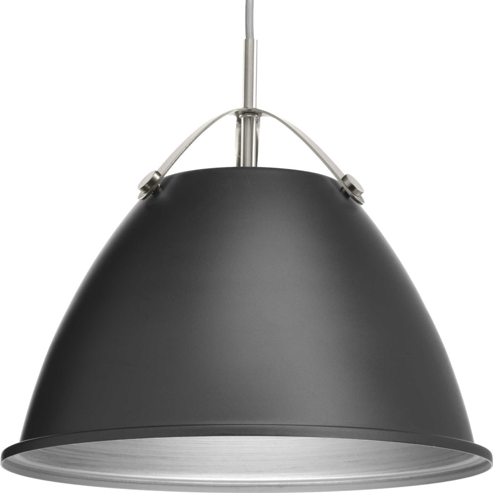 Progress Lighting-P500052-143-Tre - Pendants Light - 1 Light in Coastal style - 15 Inches wide by 13.5 Inches high Graphite  Graphite Finish