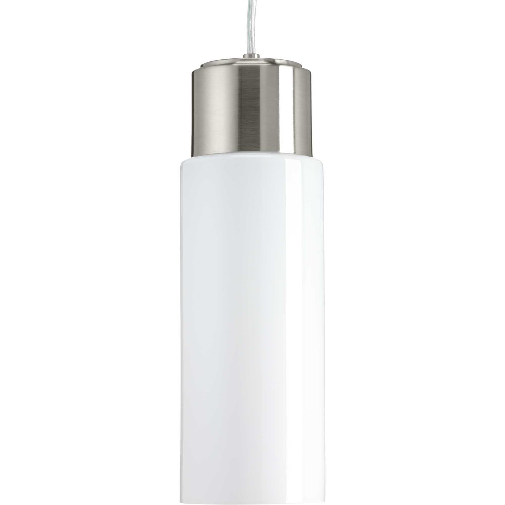 Progress Lighting-P500065-009-30-Neat LED - 13.5 Inch Height - Pendants Light - 1 Light - Cylinder Shade - Line Voltage - Damp Rated   Neat LED - 13.5 Inch Height - Pendants Light - 1 Light - Cylinder