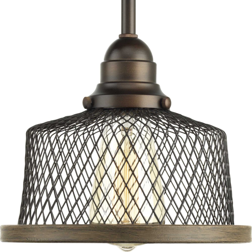 Progress Lighting-P500078-020-Tilley - Pendants Light - 1 Light in Coastal style - 8 Inches wide by 7 Inches high Antique Bronze  Antique Bronze Finish